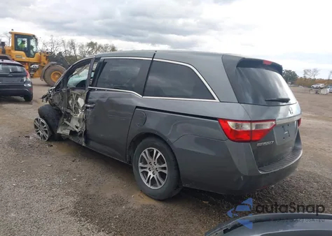 2012 Honda Odyssey Ex from USA, damaged, VIN 5FNRL5H44CB083649